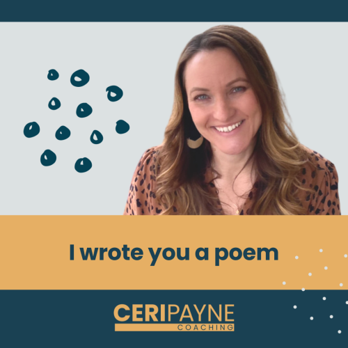 I wrote you a poem - Blog