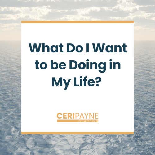 What Do I Want to be Doing in My Life - Blog